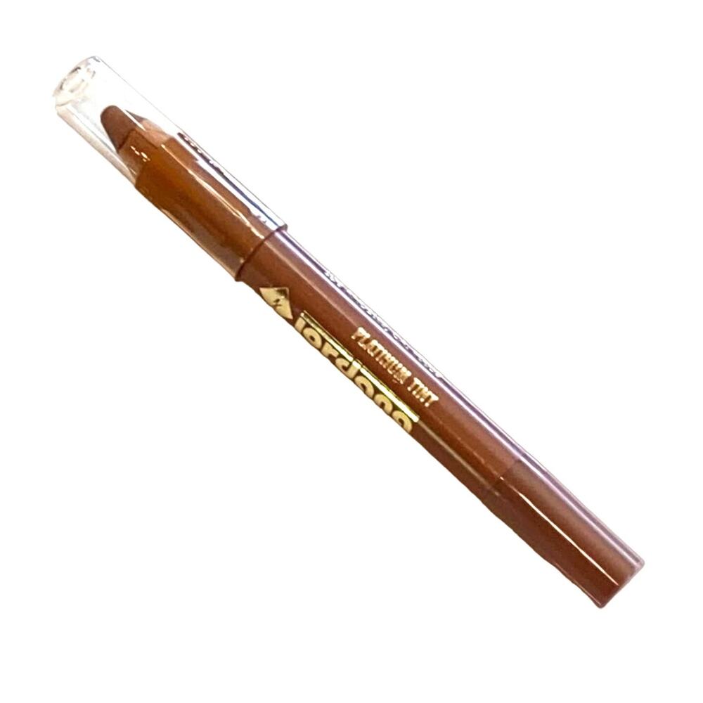 Jordana Sheer Lips Lipstick Pencil Platinum Tint Nude Natural Bronze 4.5" New
